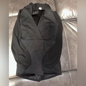 Windsor Black Long Sleeve Romper